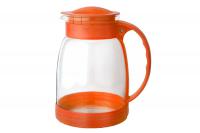 Кувшин стеклянный для воды оранжевый TM Appetite