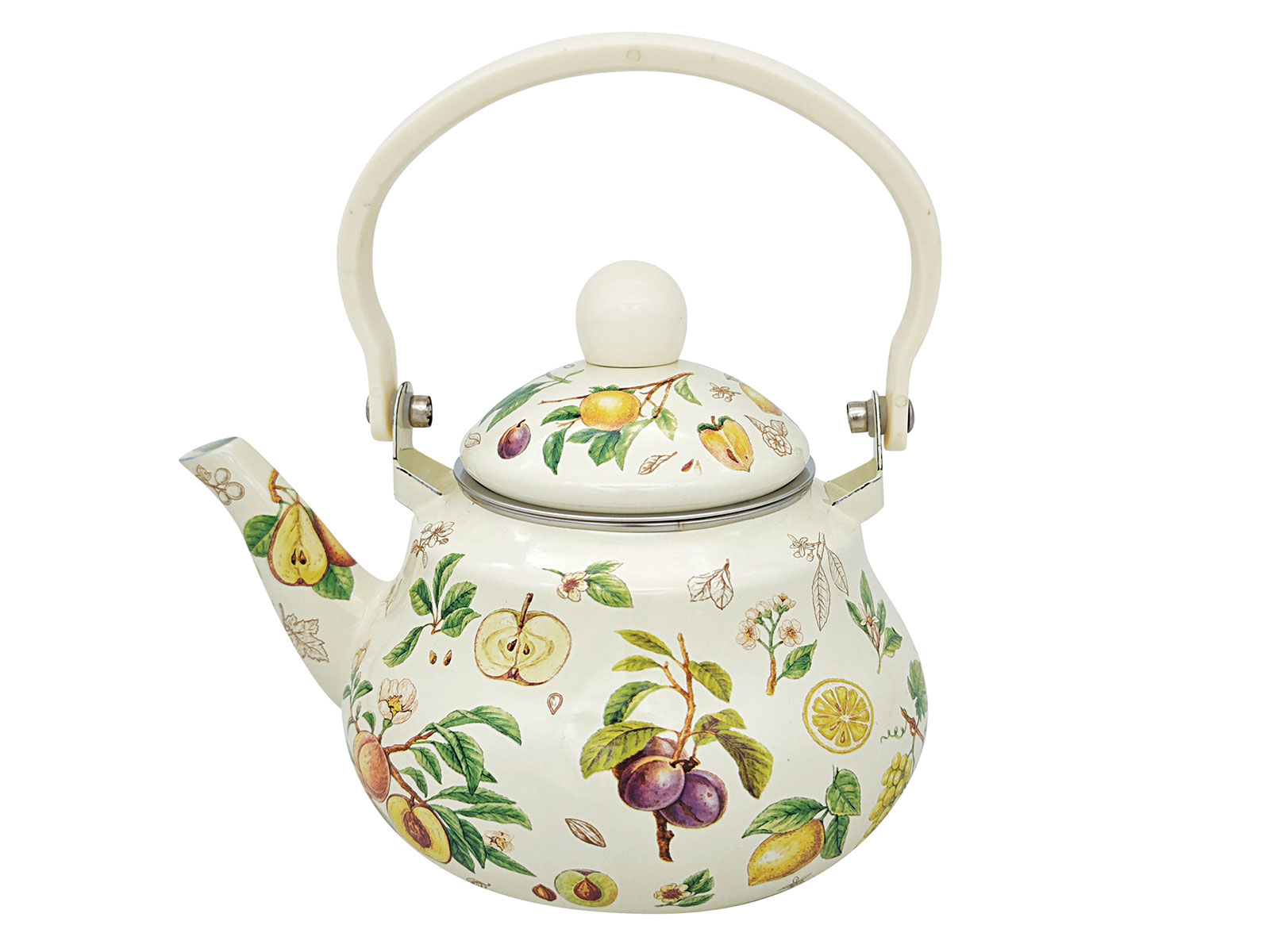 Чайник эмалированный заварочный Фруктовый сад TM Appetite