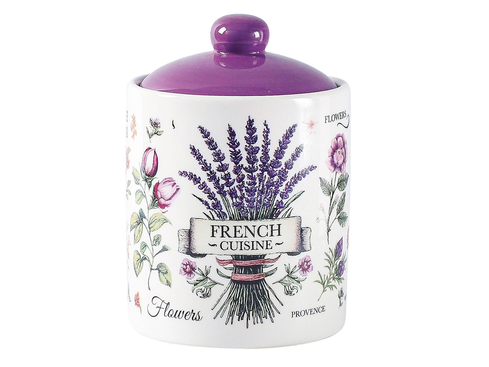 Банка керамическая для хранения сыпучих продуктов Эдем TM Appetite