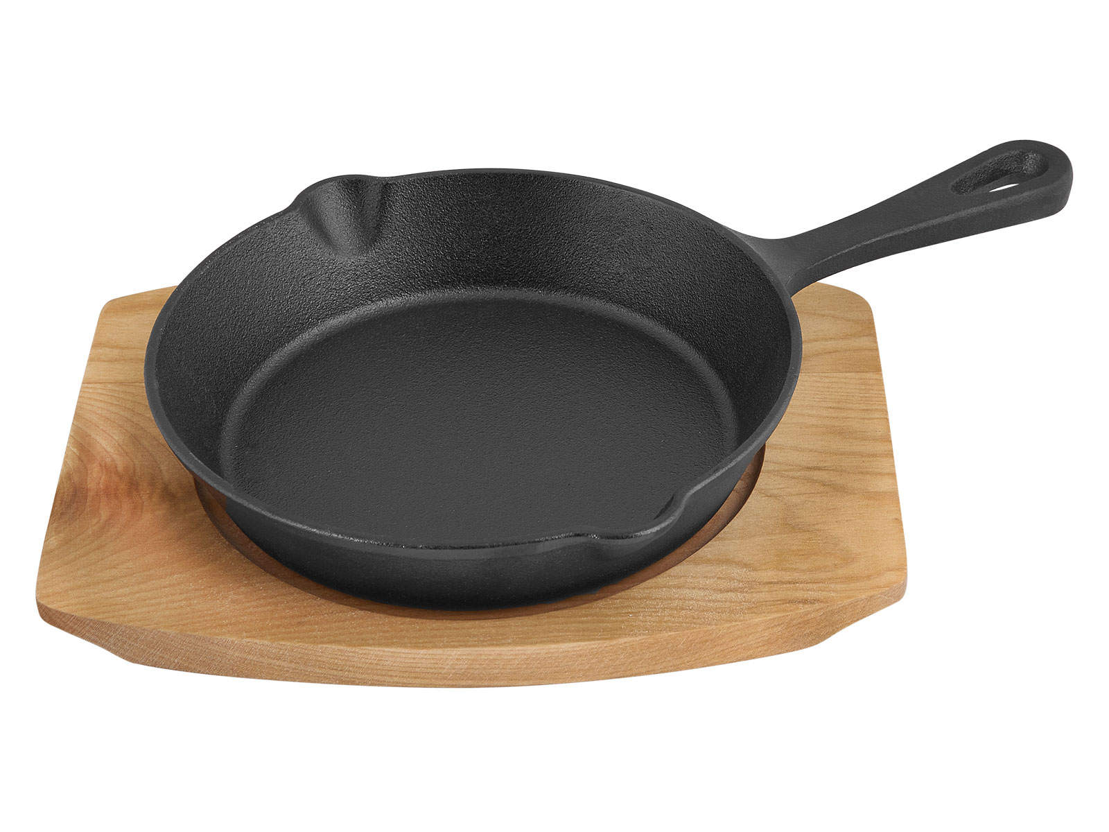 Сковорода чугунная порционная на подставке с литой ручкой TM MY REAL IRON COOK