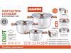 Набор кастрюль из нержавеющей стали 6 предметов TM Appetite серия СМАРТ