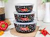 Набор мисок эмалированных 3 предмета Chilli