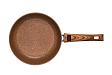 Сковорода антипригарная со съемной ручкой ТМ Традиция серия Престиж коричневая индукционная